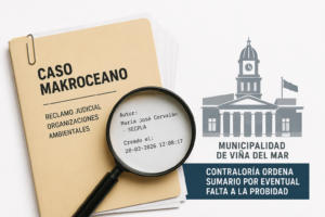 ¿Quién escribió realmente el reclamo contra Makroceano? La pregunta que abrió un sumario de Contraloría en la Municipalidad de Viña del Mar